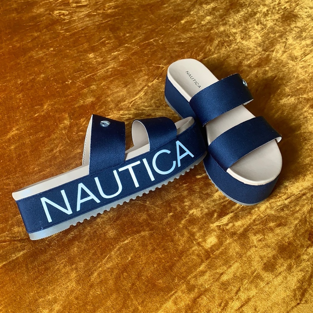 (Never Worn) Nautica Platform Sandals